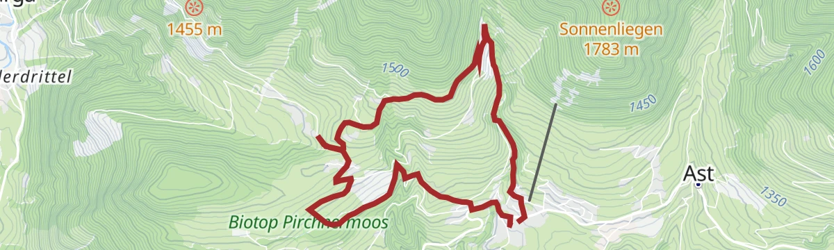 Route map: Nature and Culture Trail in Terenten